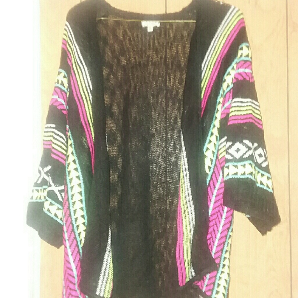 Colorful cardigan